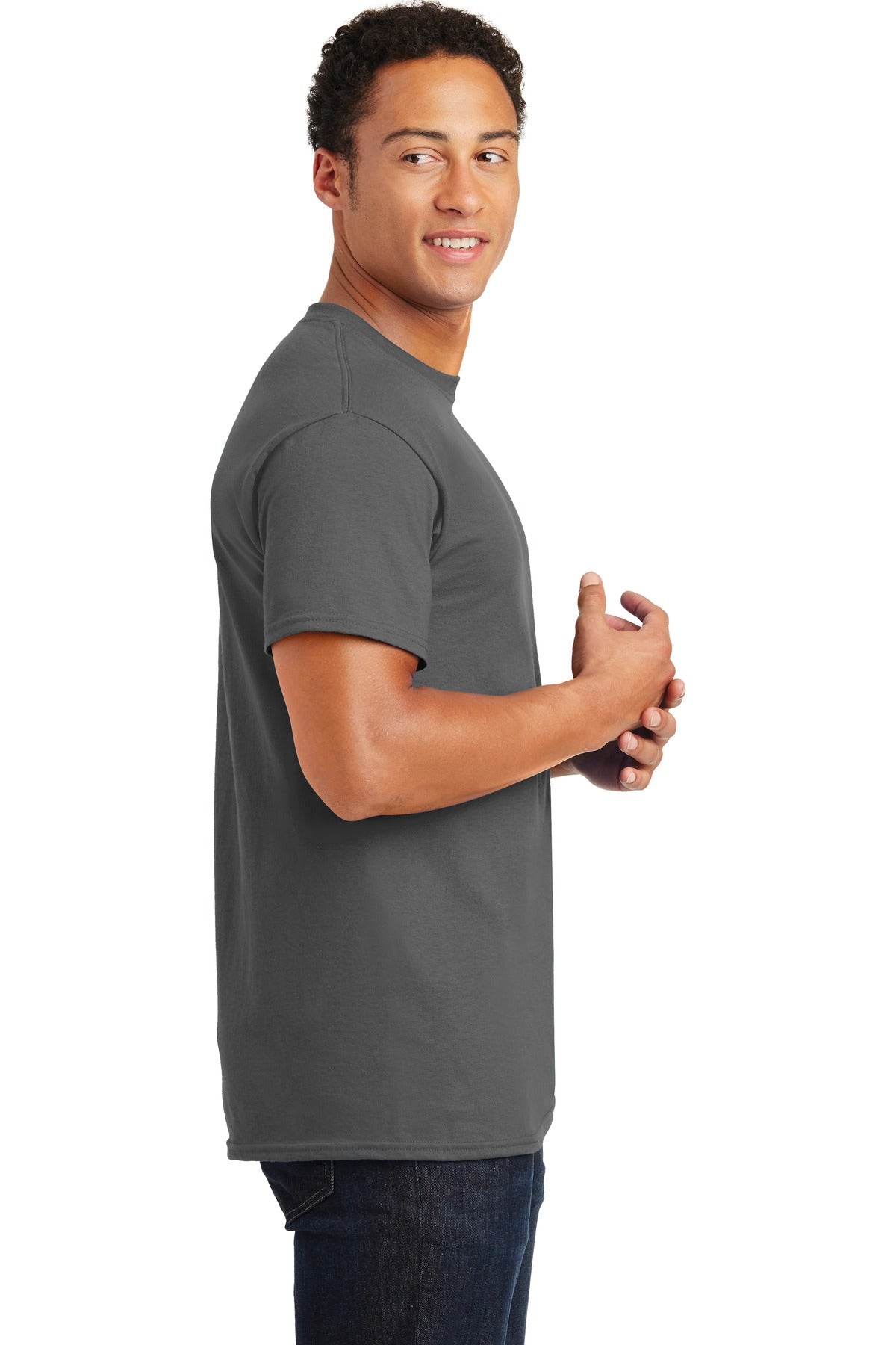 Gildan® - Ultra Cotton® 100% US Cotton T-Shirt. 2000 [Charcoal] - DFW Impression