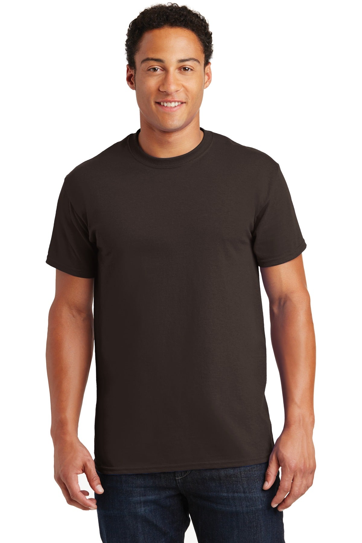 Gildan® - Ultra Cotton® 100% US Cotton T-Shirt. 2000 [Dark Chocolate] - DFW Impression