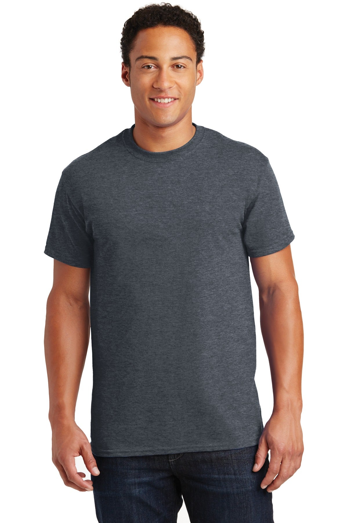 Gildan® - Ultra Cotton® 100% US Cotton T-Shirt. 2000 [Dark Heather] - DFW Impression