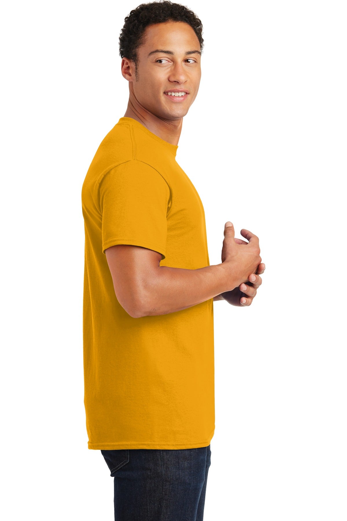 Gildan® - Ultra Cotton® 100% US Cotton T-Shirt. 2000 [Gold] - DFW Impression