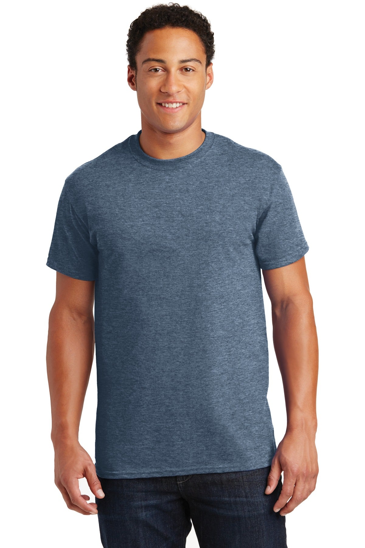 Gildan® - Ultra Cotton® 100% US Cotton T-Shirt. 2000 [Heathered Indigo] - DFW Impression