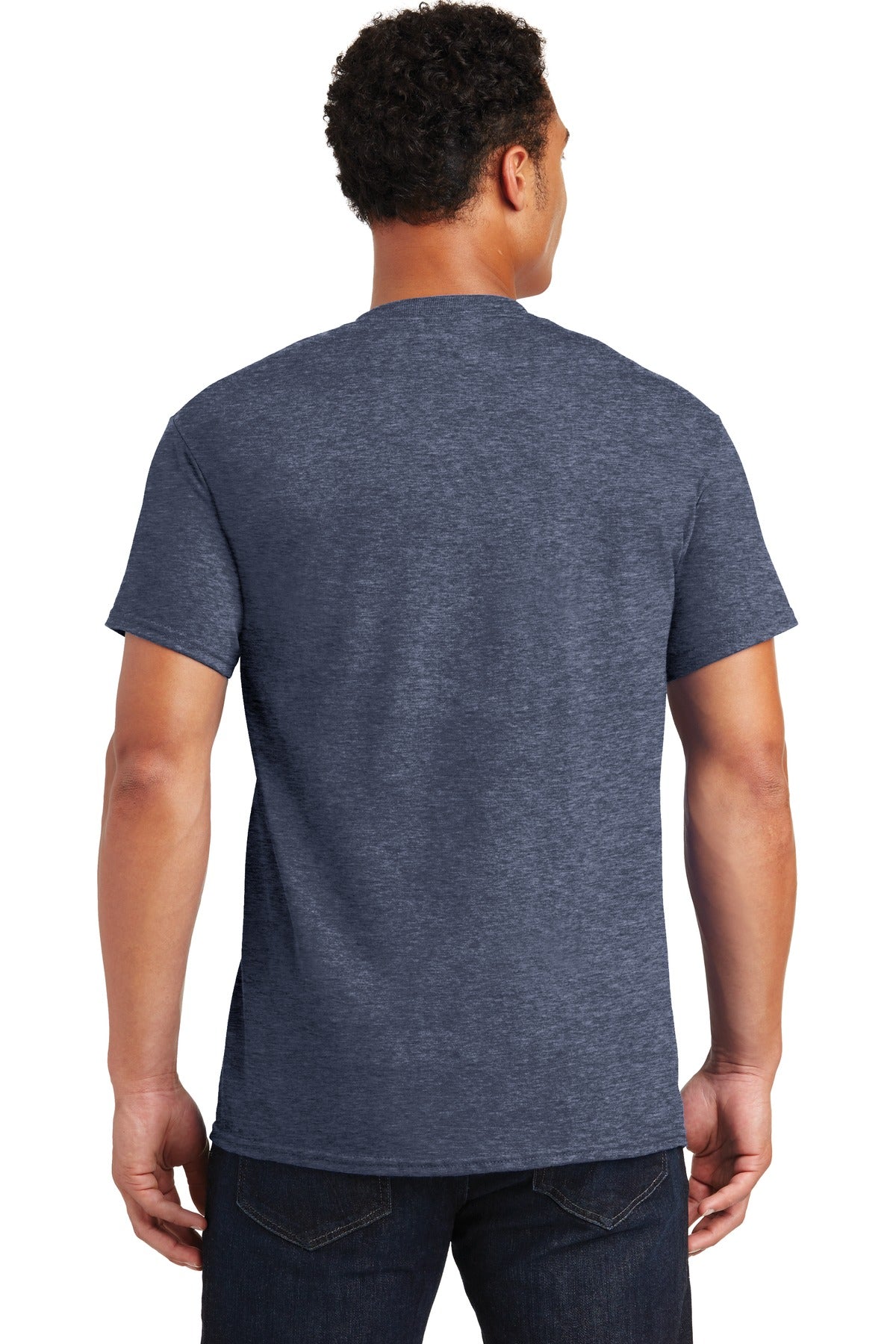 Gildan® - Ultra Cotton® 100% US Cotton T-Shirt. 2000 [Heathered Navy] - DFW Impression