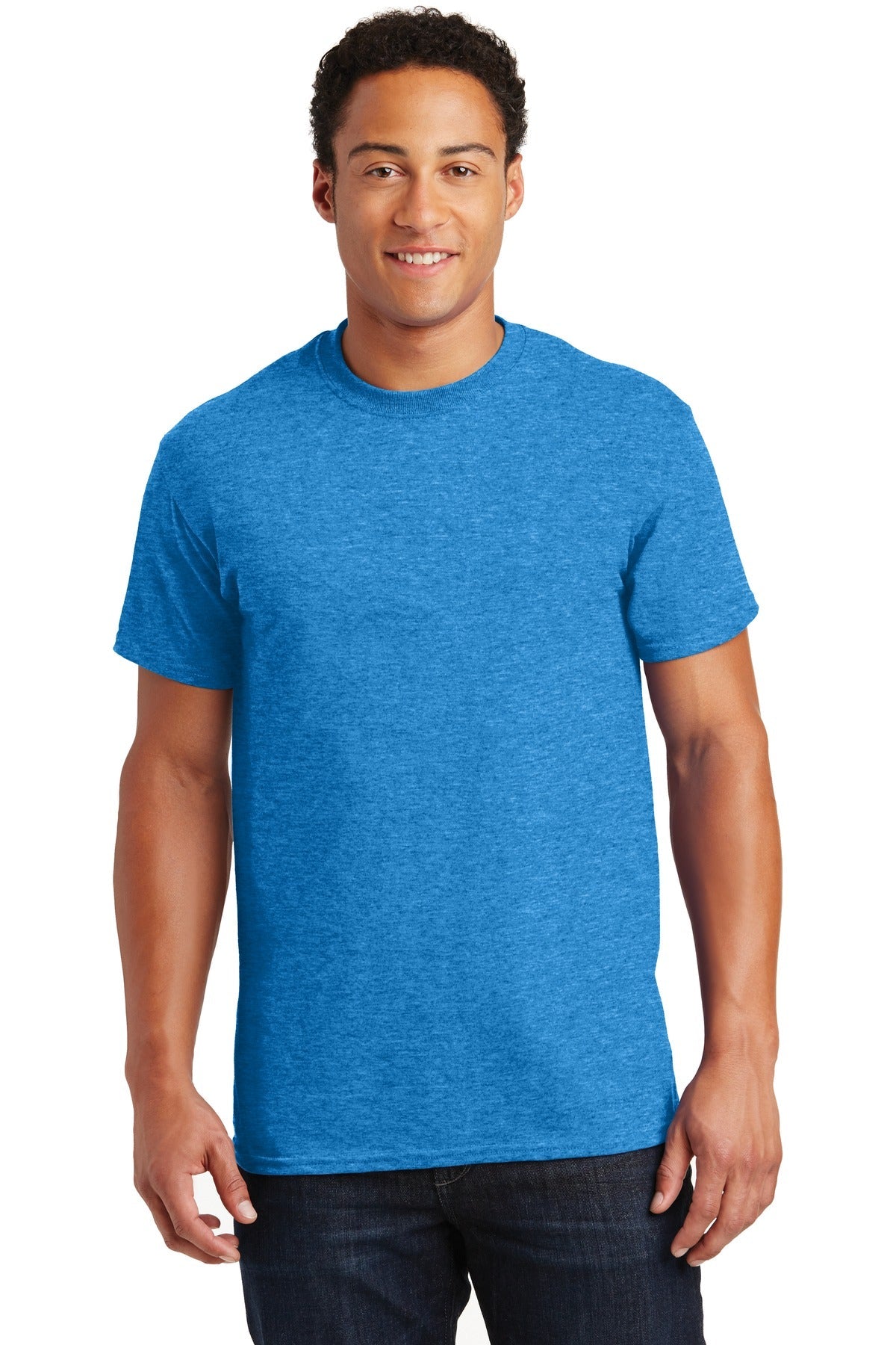 Gildan® - Ultra Cotton® 100% US Cotton T-Shirt. 2000 [Heathered Sapphire] - DFW Impression