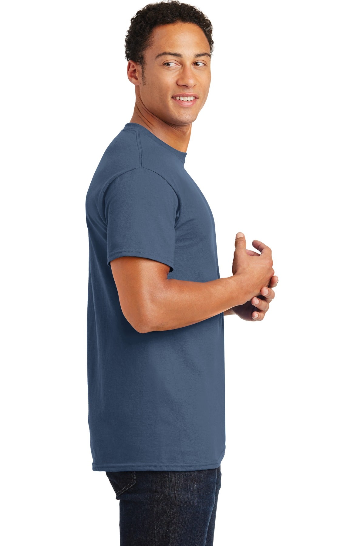 Gildan® - Ultra Cotton® 100% US Cotton T-Shirt. 2000 [Indigo Blue] - DFW Impression