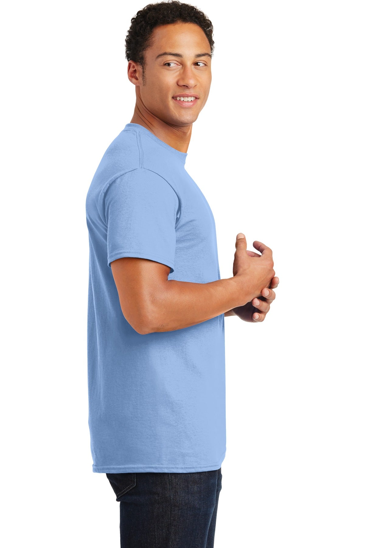 Gildan® - Ultra Cotton® 100% US Cotton T-Shirt. 2000 [Light Blue] - DFW Impression