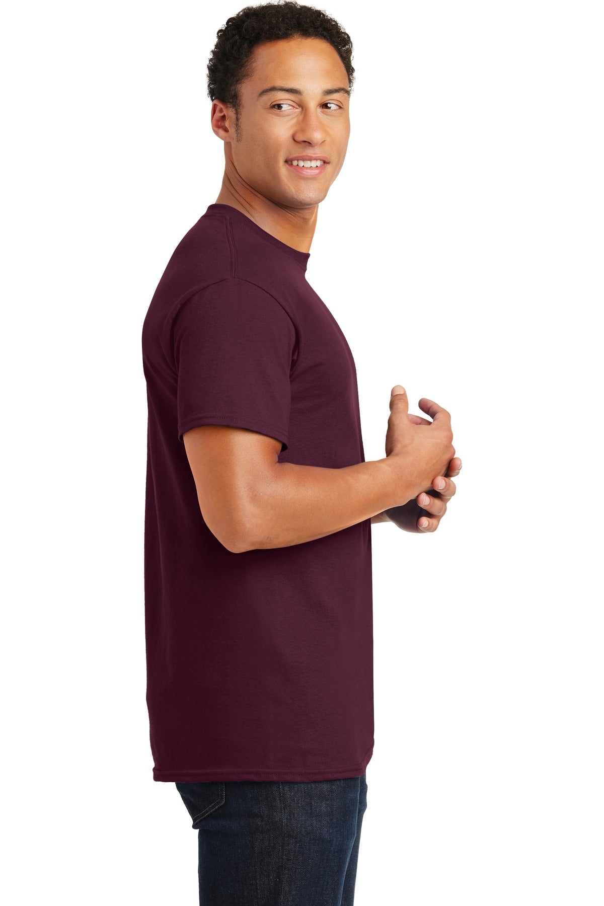 Gildan® - Ultra Cotton® 100% US Cotton T-Shirt. 2000 [Maroon] - DFW Impression