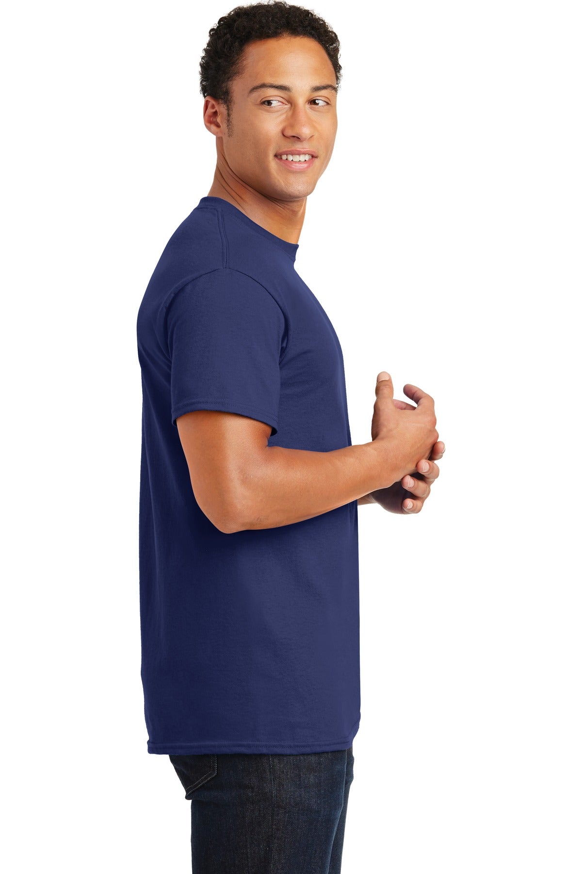 Gildan® - Ultra Cotton® 100% US Cotton T-Shirt. 2000 [Metro Blue] - DFW Impression