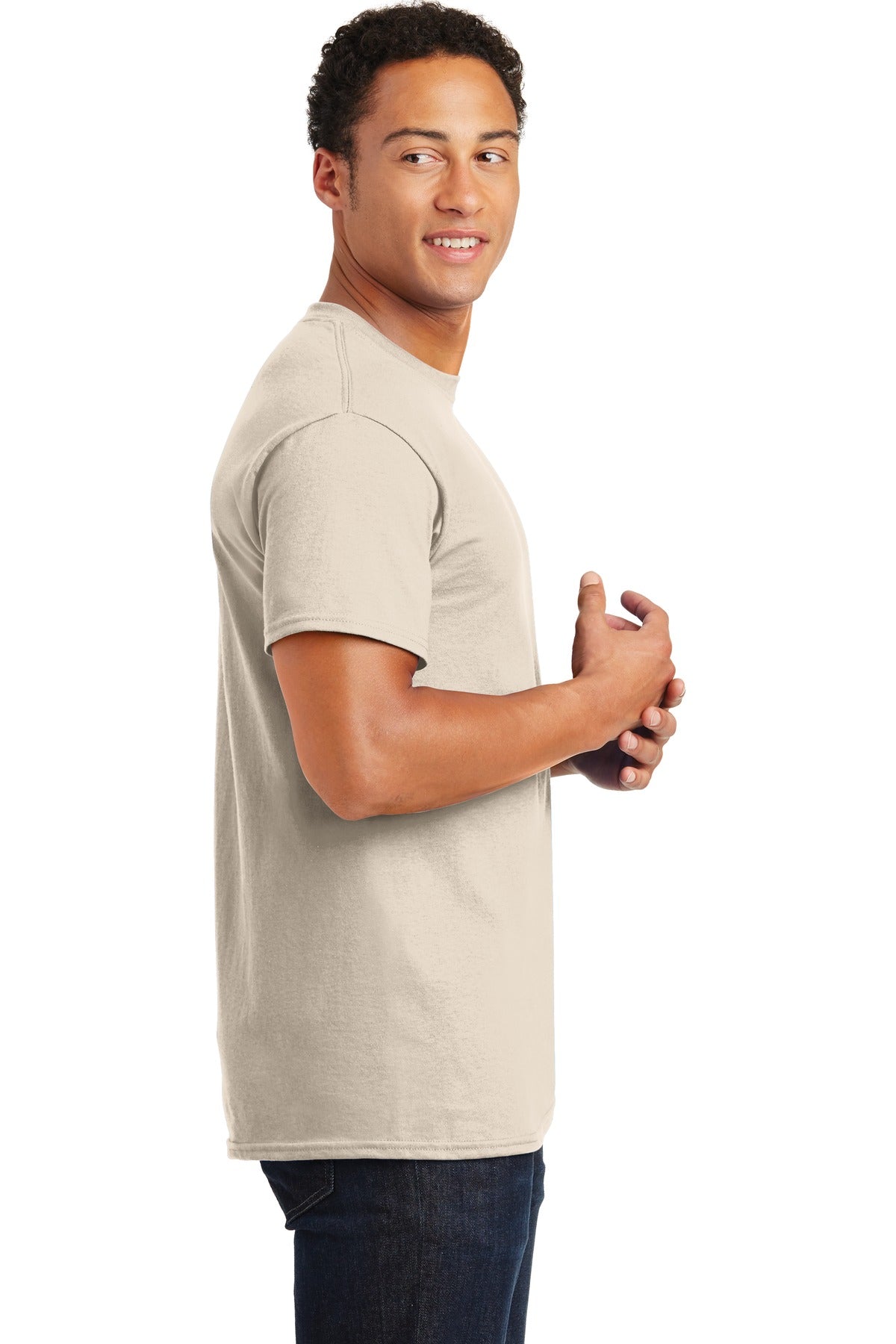 Gildan® - Ultra Cotton® 100% US Cotton T-Shirt. 2000 [Natural] - DFW Impression