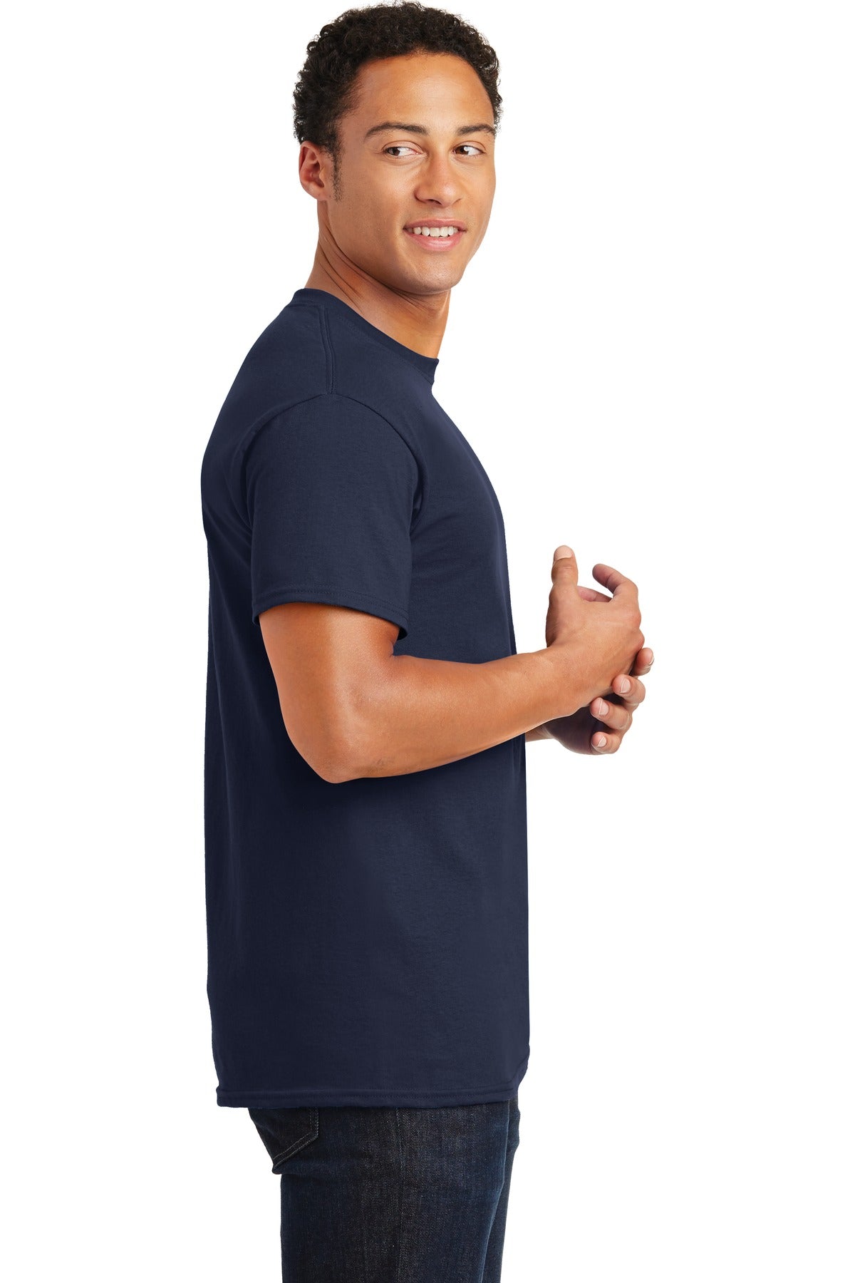 Gildan® - Ultra Cotton® 100% US Cotton T-Shirt. 2000 [Navy] - DFW Impression