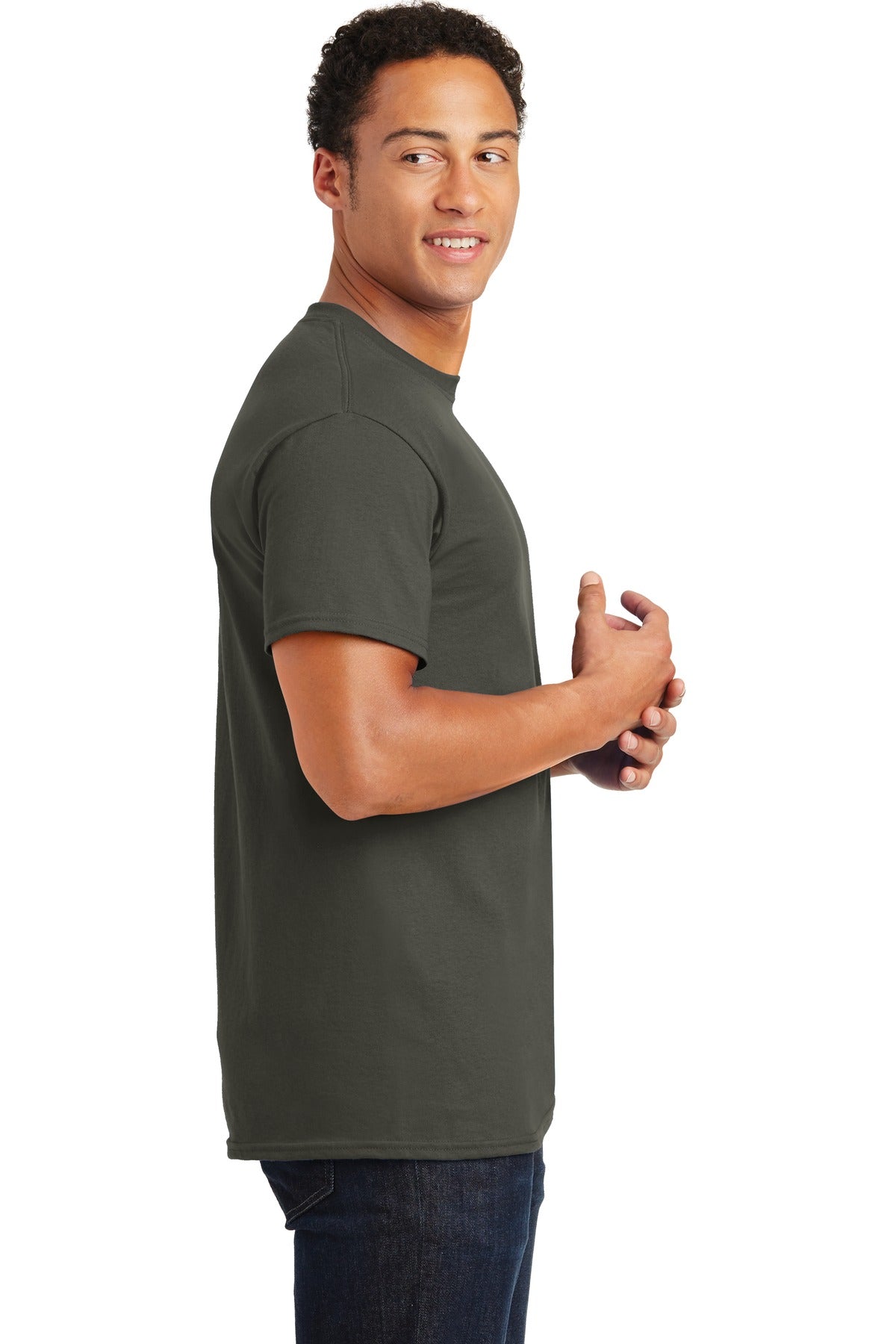 Gildan® - Ultra Cotton® 100% US Cotton T-Shirt. 2000 [Olive] - DFW Impression