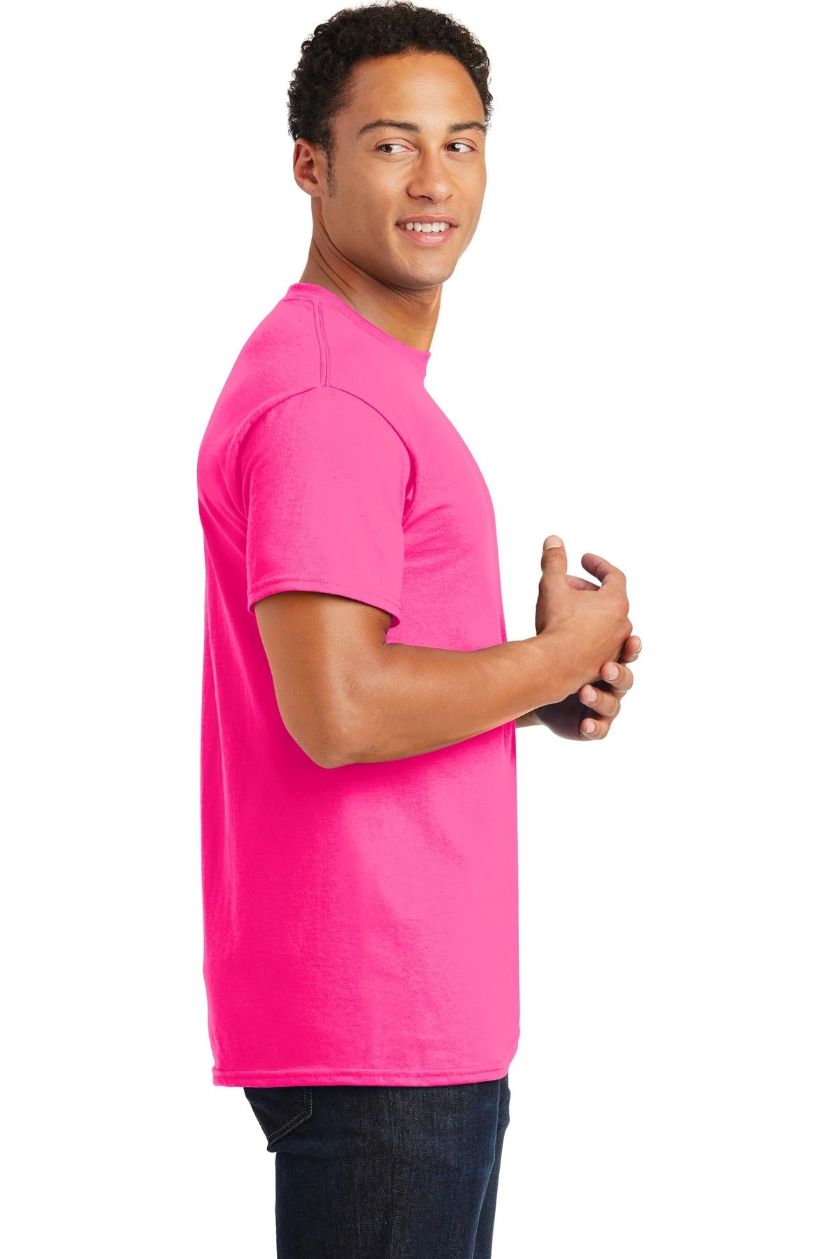 Gildan® - Ultra Cotton® 100% US Cotton T-Shirt. 2000 [Safety Pink] - DFW Impression