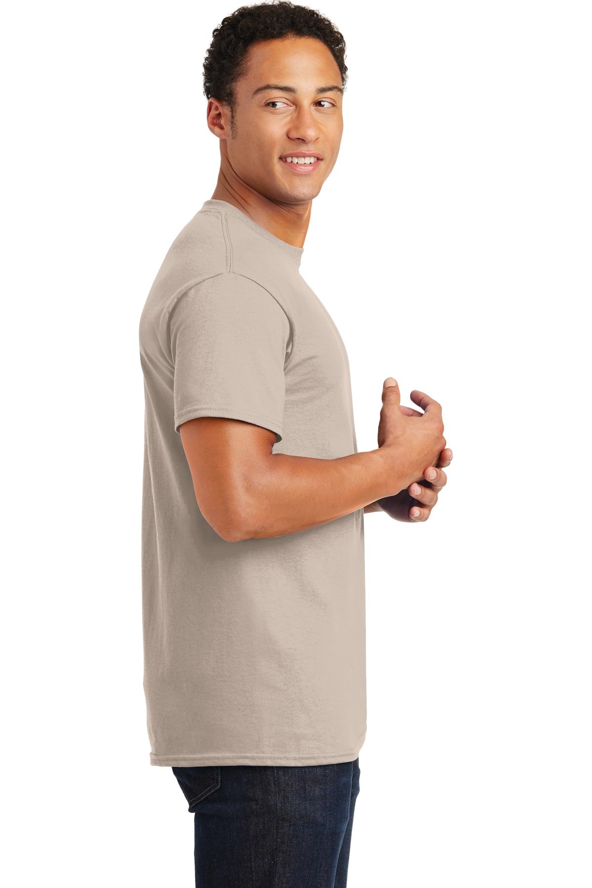 Gildan® - Ultra Cotton® 100% US Cotton T-Shirt. 2000 [Sand] - DFW Impression