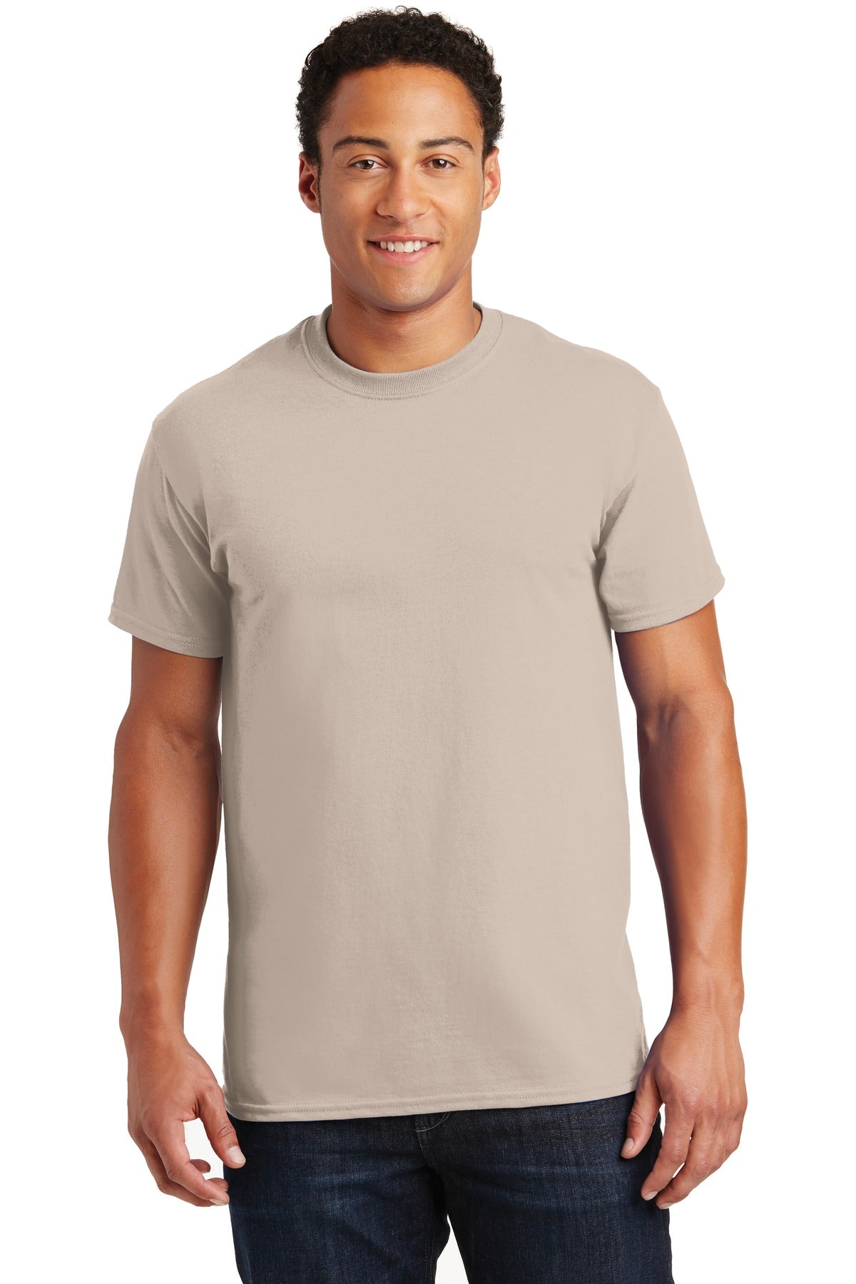 Gildan® - Ultra Cotton® 100% US Cotton T-Shirt. 2000 [Sand] - DFW Impression