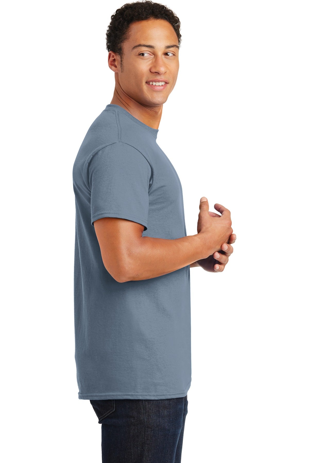 Gildan® - Ultra Cotton® 100% US Cotton T-Shirt. 2000 [Stone Blue] - DFW Impression