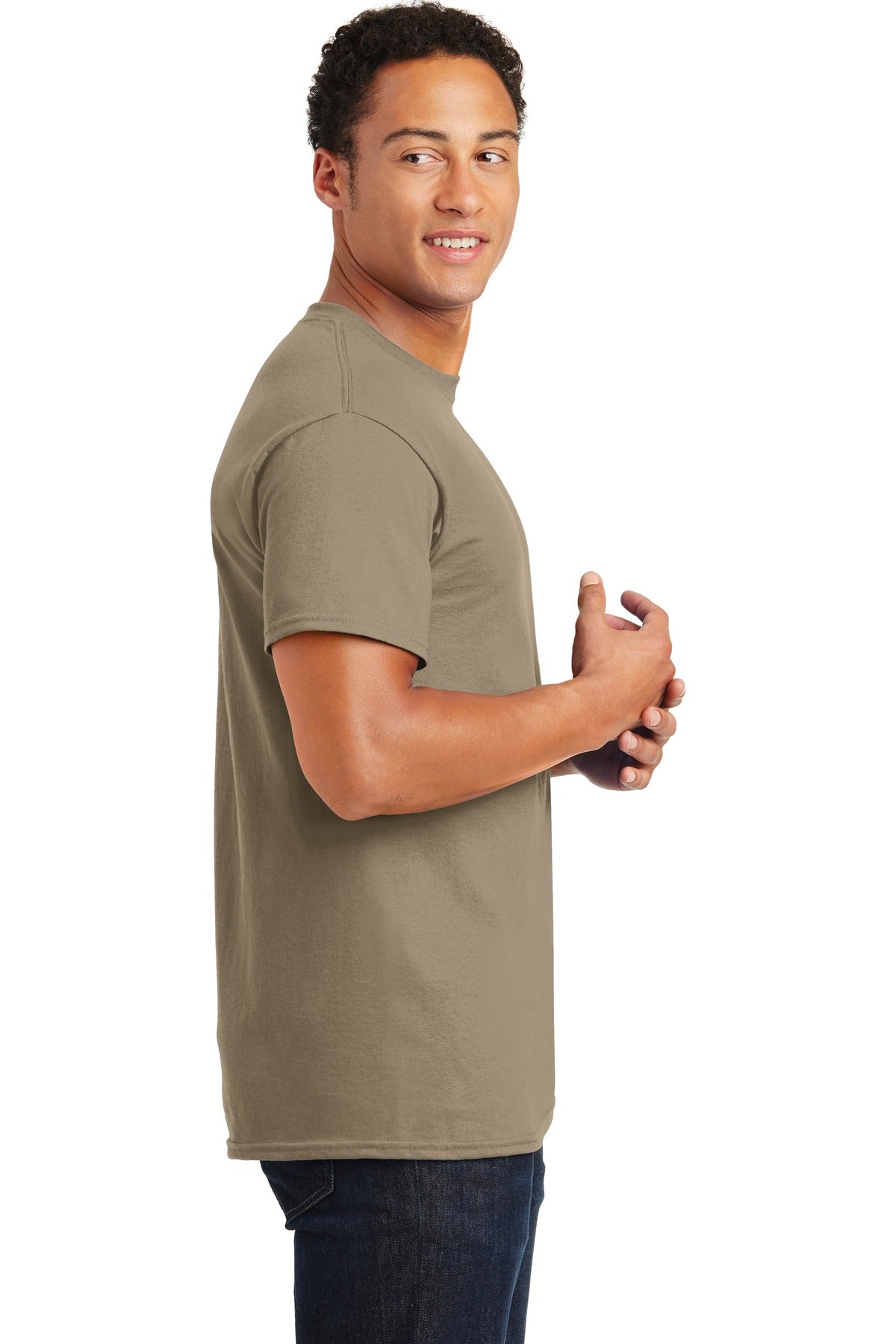 Gildan® - Ultra Cotton® 100% US Cotton T-Shirt. 2000 [Tan] - DFW Impression