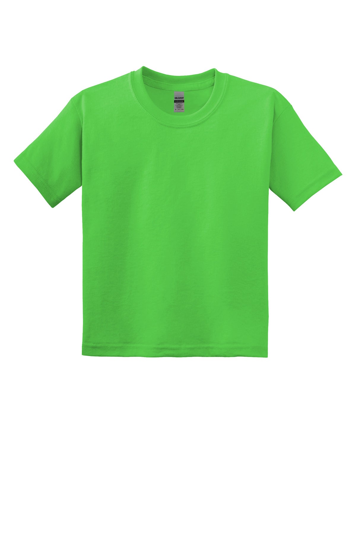 Gildan® Youth DryBlend® 50 Cotton/50 Poly T-Shirt. 8000B [Electric Green] - DFW Impression