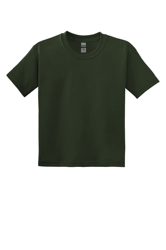 Gildan® Youth DryBlend® 50 Cotton/50 Poly T-Shirt. 8000B [Forest Green] - DFW Impression