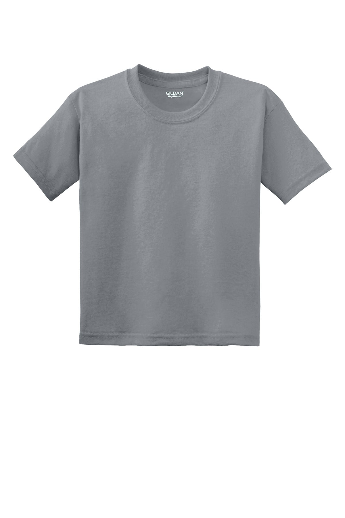Gildan® Youth DryBlend® 50 Cotton/50 Poly T-Shirt. 8000B [Gravel] - DFW Impression