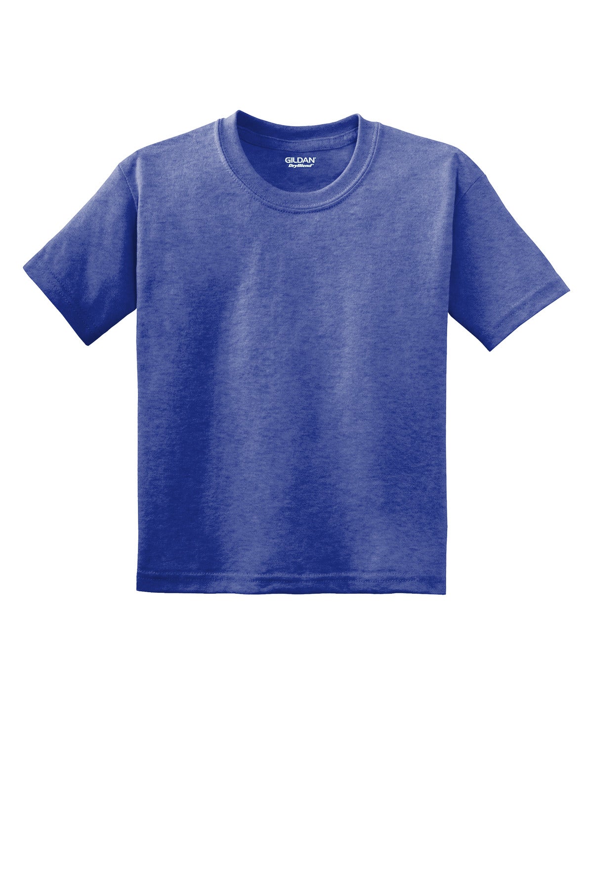 Gildan® Youth DryBlend® 50 Cotton/50 Poly T-Shirt. 8000B [Heather Sport Royal] - DFW Impression