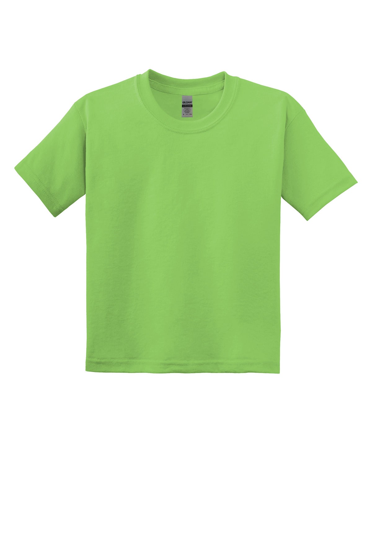 Gildan® Youth DryBlend® 50 Cotton/50 Poly T-Shirt. 8000B [Lime] - DFW Impression