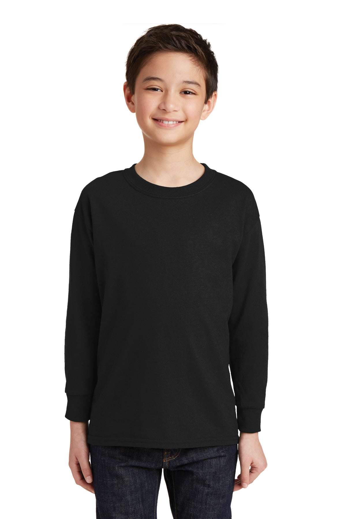 Gildan® Youth Heavy Cotton™ 100% Cotton Long Sleeve T-Shirt. 5400B - DFW Impression