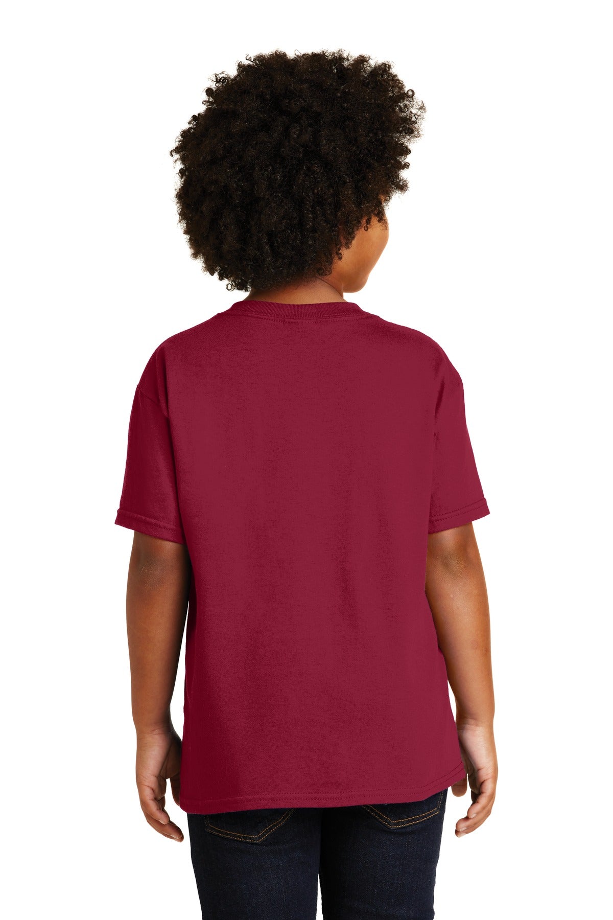 Gildan® - Youth Heavy Cotton™ 100% Cotton T-Shirt. 5000B [Cardinal Red] - DFW Impression
