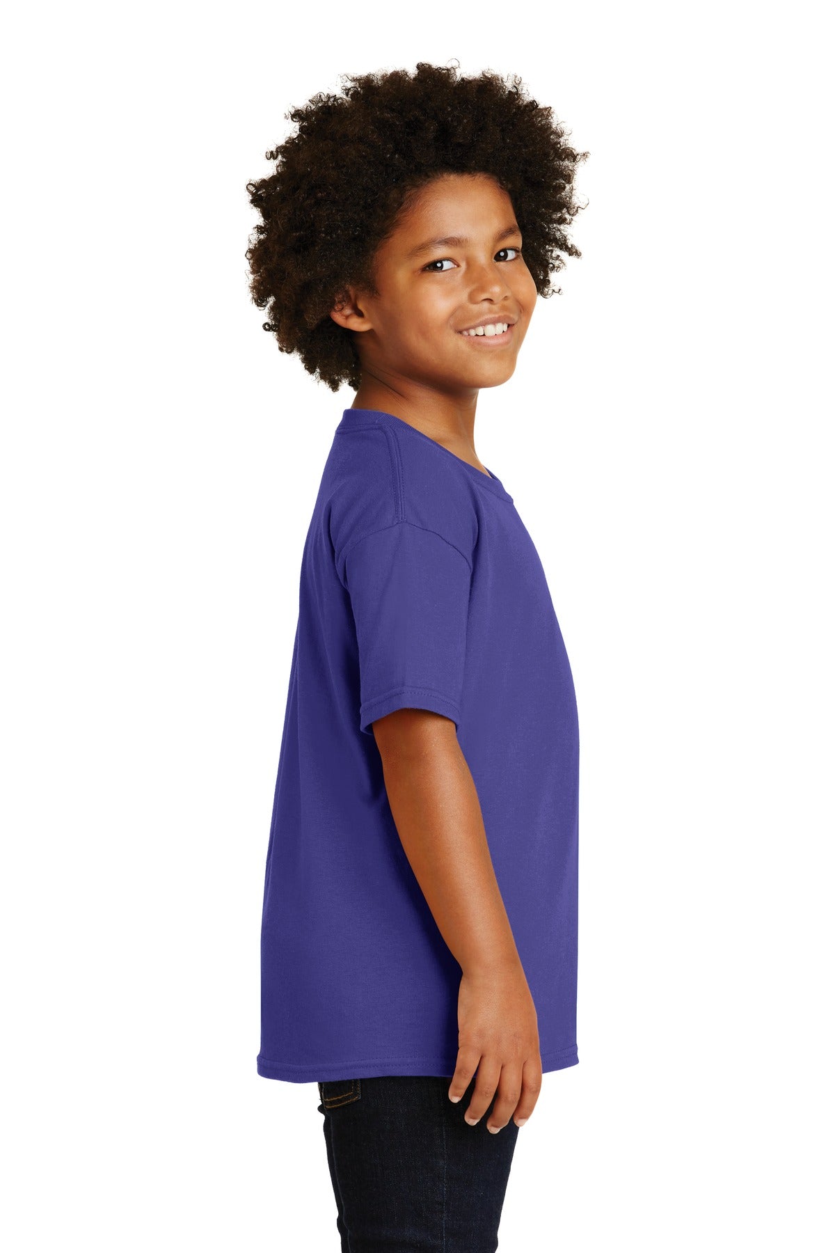 Gildan® - Youth Heavy Cotton™ 100% Cotton T-Shirt. 5000B [Cobalt] - DFW Impression