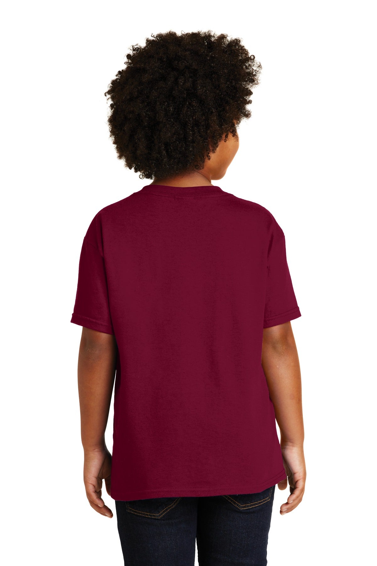 Gildan® - Youth Heavy Cotton™ 100% Cotton T-Shirt. 5000B [Garnet] - DFW Impression
