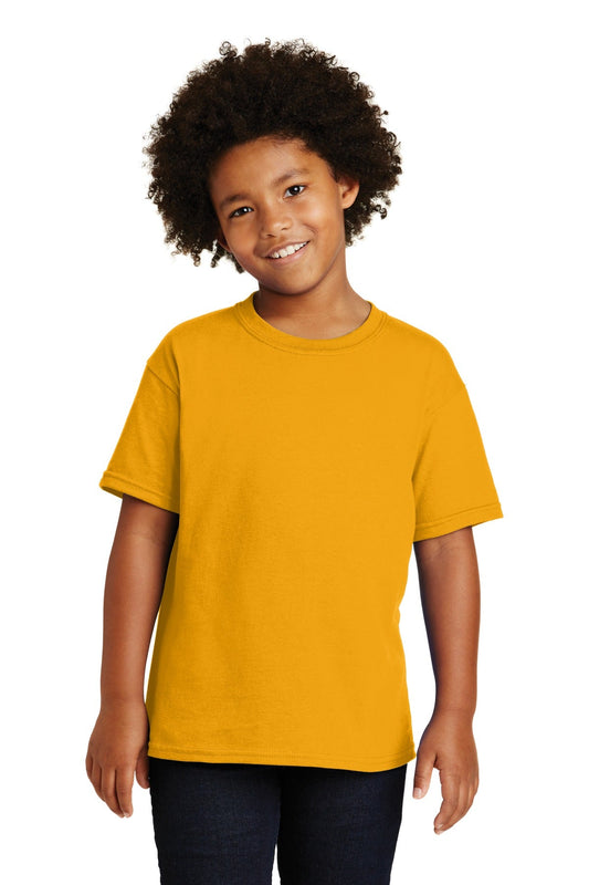 Gildan® - Youth Heavy Cotton™ 100% Cotton T-Shirt. 5000B [Gold] - DFW Impression