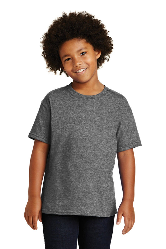 Gildan® - Youth Heavy Cotton™ 100% Cotton T-Shirt. 5000B [Graphite Heather] - DFW Impression