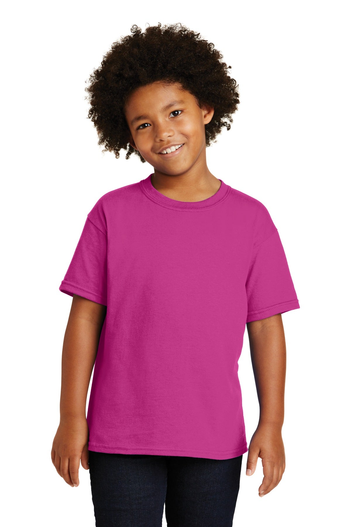 Gildan® - Youth Heavy Cotton™ 100% Cotton T-Shirt. 5000B [Heliconia] - DFW Impression