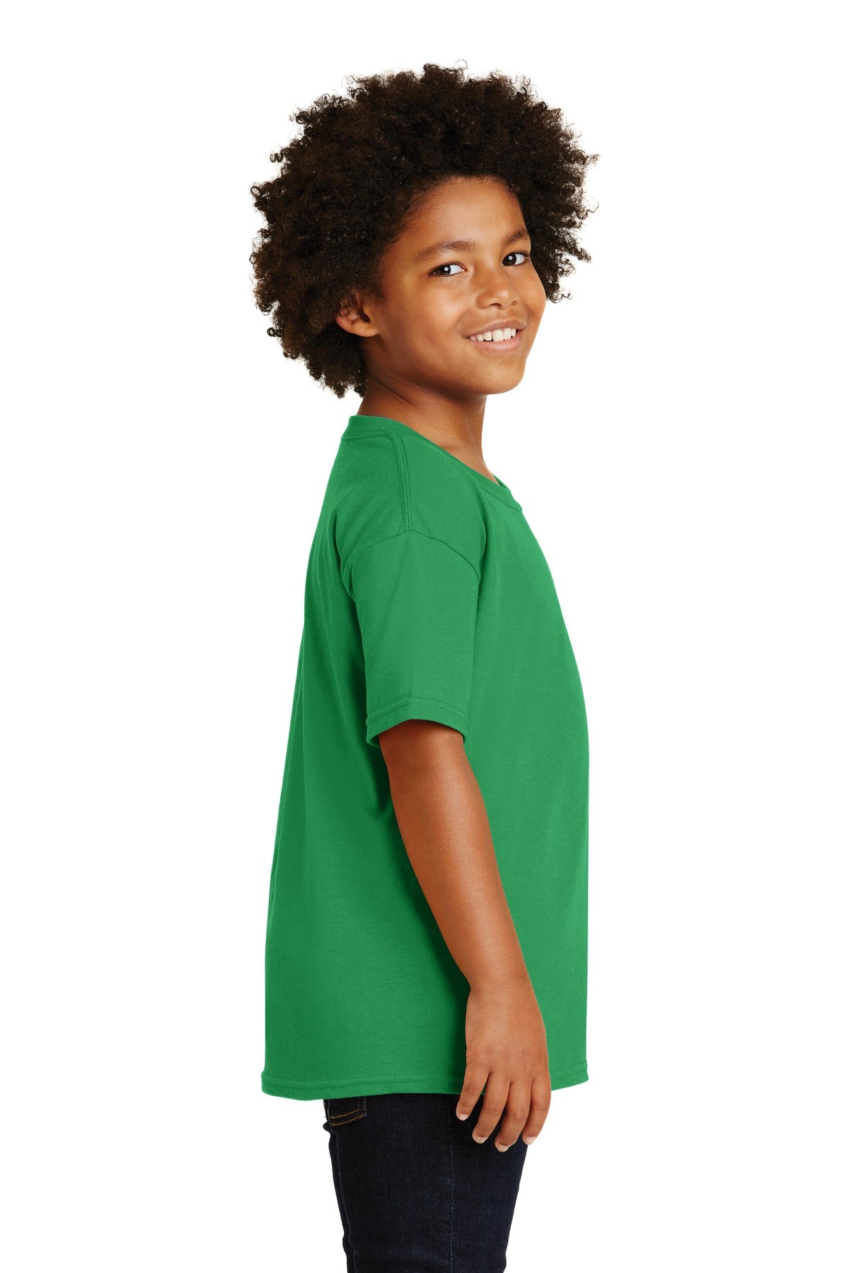 Gildan® - Youth Heavy Cotton™ 100% Cotton T-Shirt. 5000B [Irish Green] - DFW Impression