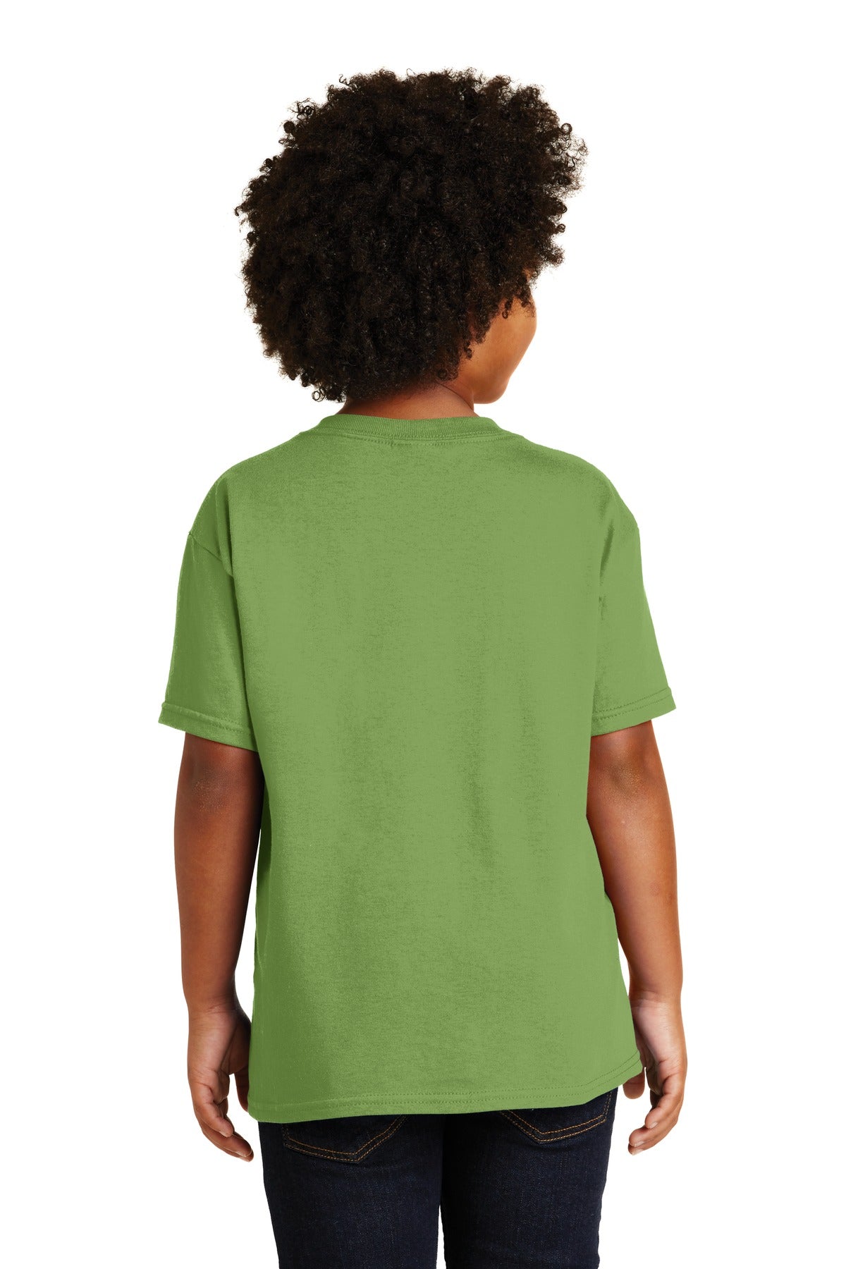 Gildan® - Youth Heavy Cotton™ 100% Cotton T-Shirt. 5000B [Kiwi] - DFW Impression