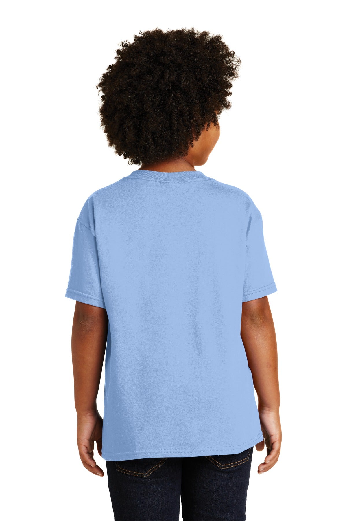 Gildan® - Youth Heavy Cotton™ 100% Cotton T-Shirt. 5000B [Light Blue] - DFW Impression
