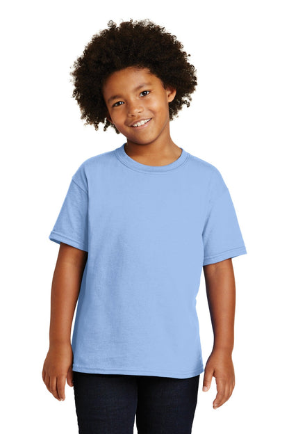 Gildan® - Youth Heavy Cotton™ 100% Cotton T-Shirt. 5000B [Light Blue] - DFW Impression