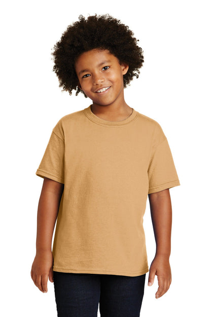 Gildan® - Youth Heavy Cotton™ 100% Cotton T-Shirt. 5000B [Old Gold] - DFW Impression