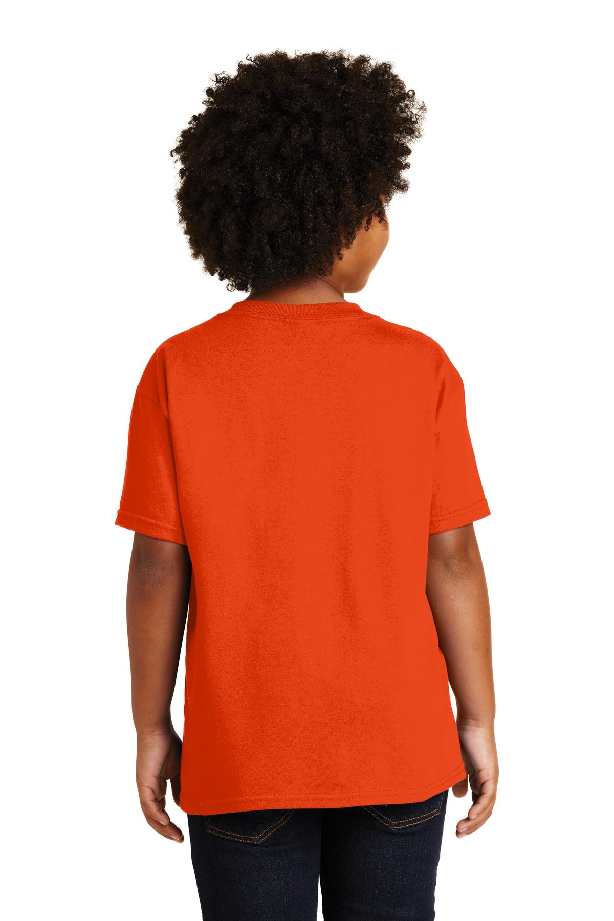 Gildan® - Youth Heavy Cotton™ 100% Cotton T-Shirt. 5000B [Orange] - DFW Impression