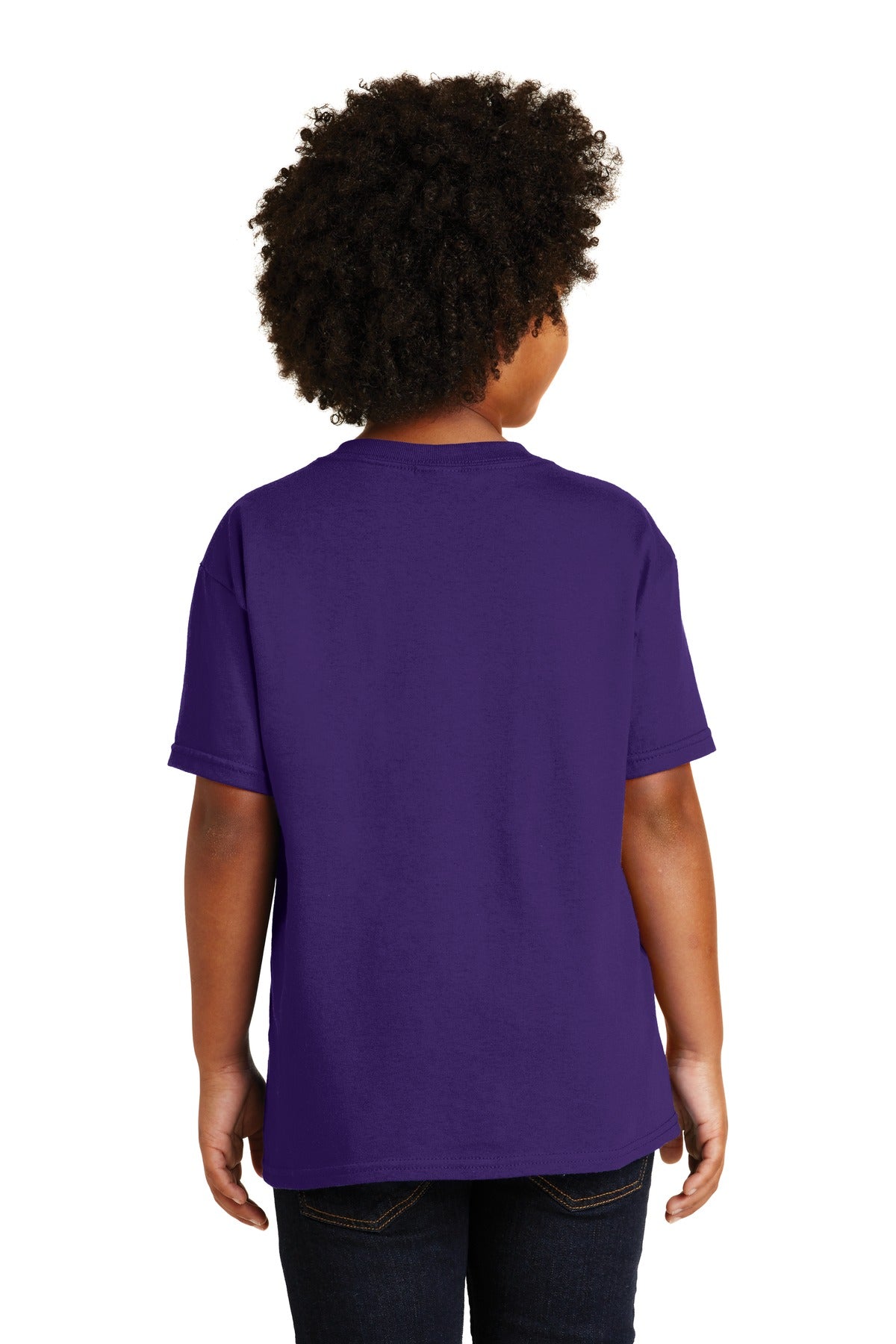 Gildan® - Youth Heavy Cotton™ 100% Cotton T-Shirt. 5000B [Purple] - DFW Impression
