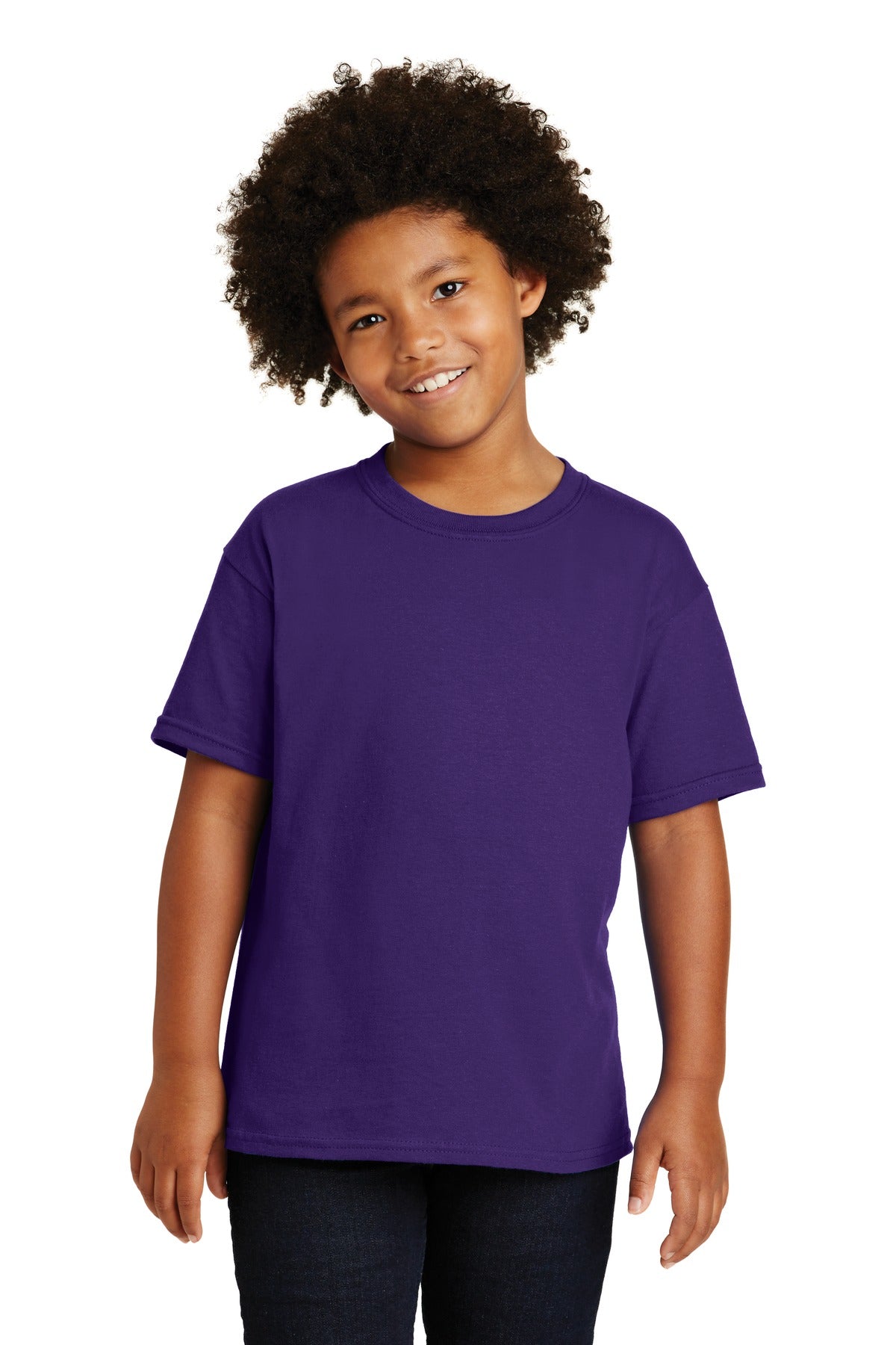 Gildan® - Youth Heavy Cotton™ 100% Cotton T-Shirt. 5000B [Purple] - DFW Impression