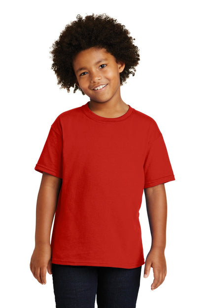 Gildan® - Youth Heavy Cotton™ 100% Cotton T-Shirt. 5000B [Red] - DFW Impression