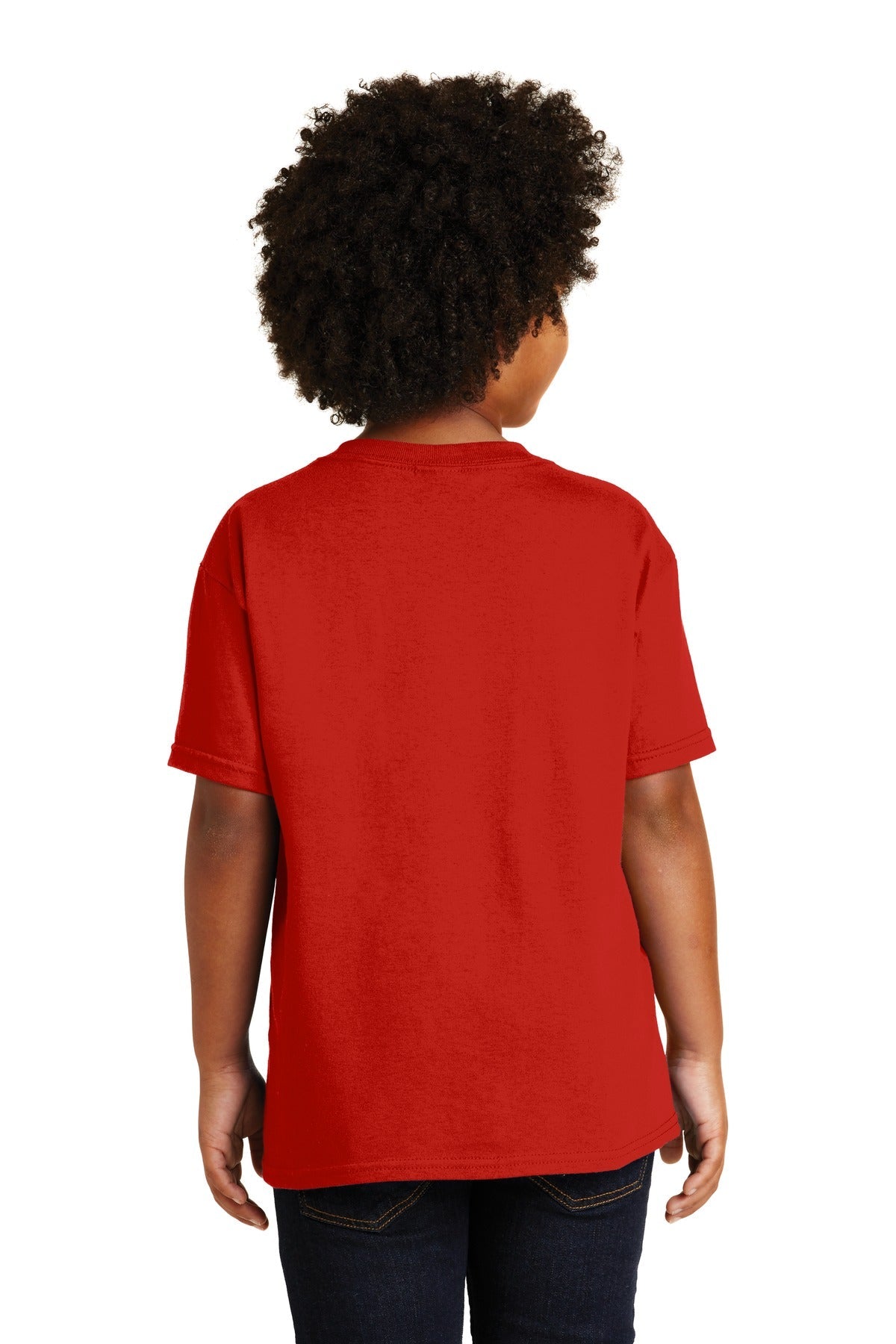 Gildan® - Youth Heavy Cotton™ 100% Cotton T-Shirt. 5000B [Red] - DFW Impression