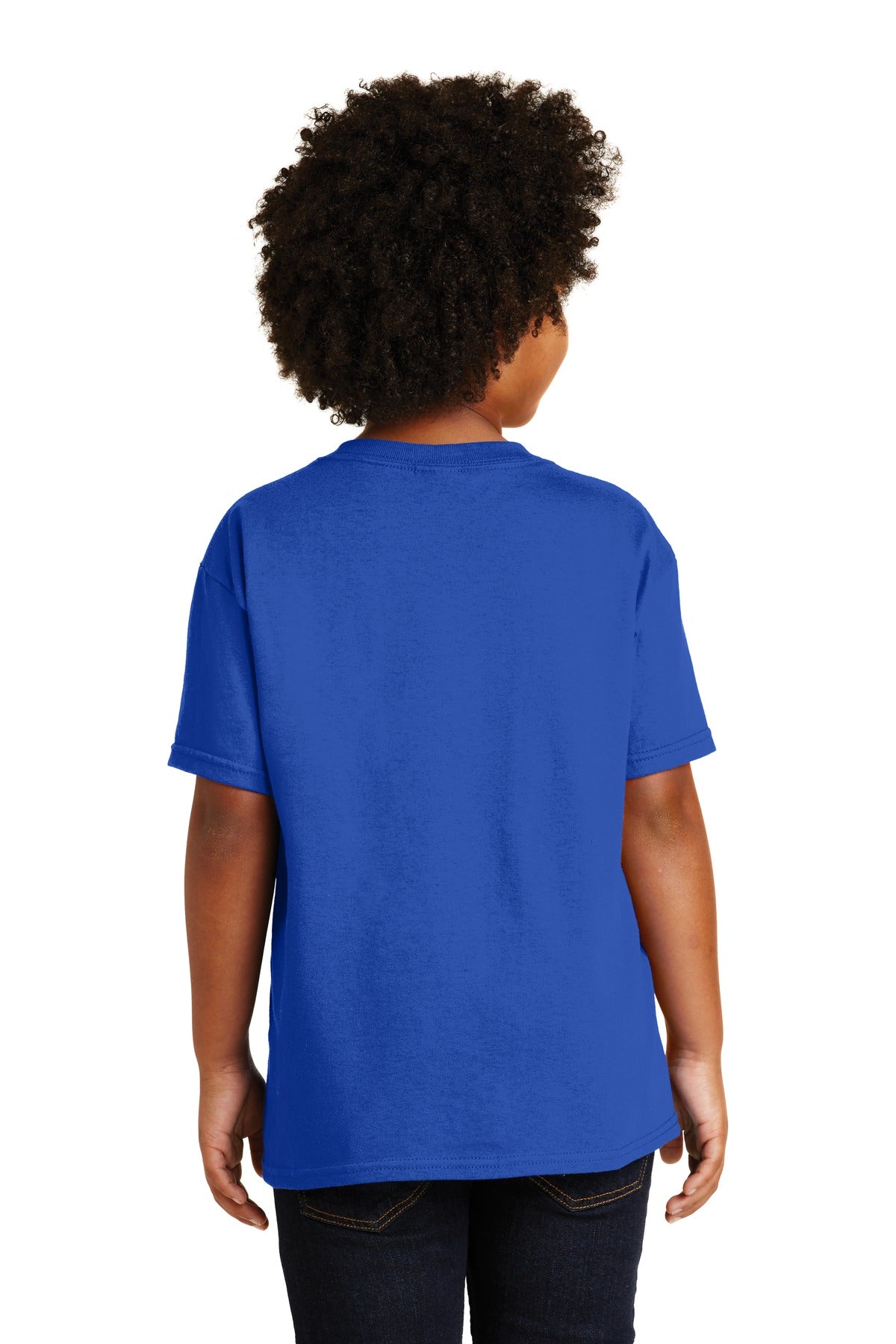 Gildan® - Youth Heavy Cotton™ 100% Cotton T-Shirt. 5000B [Royal] - DFW Impression