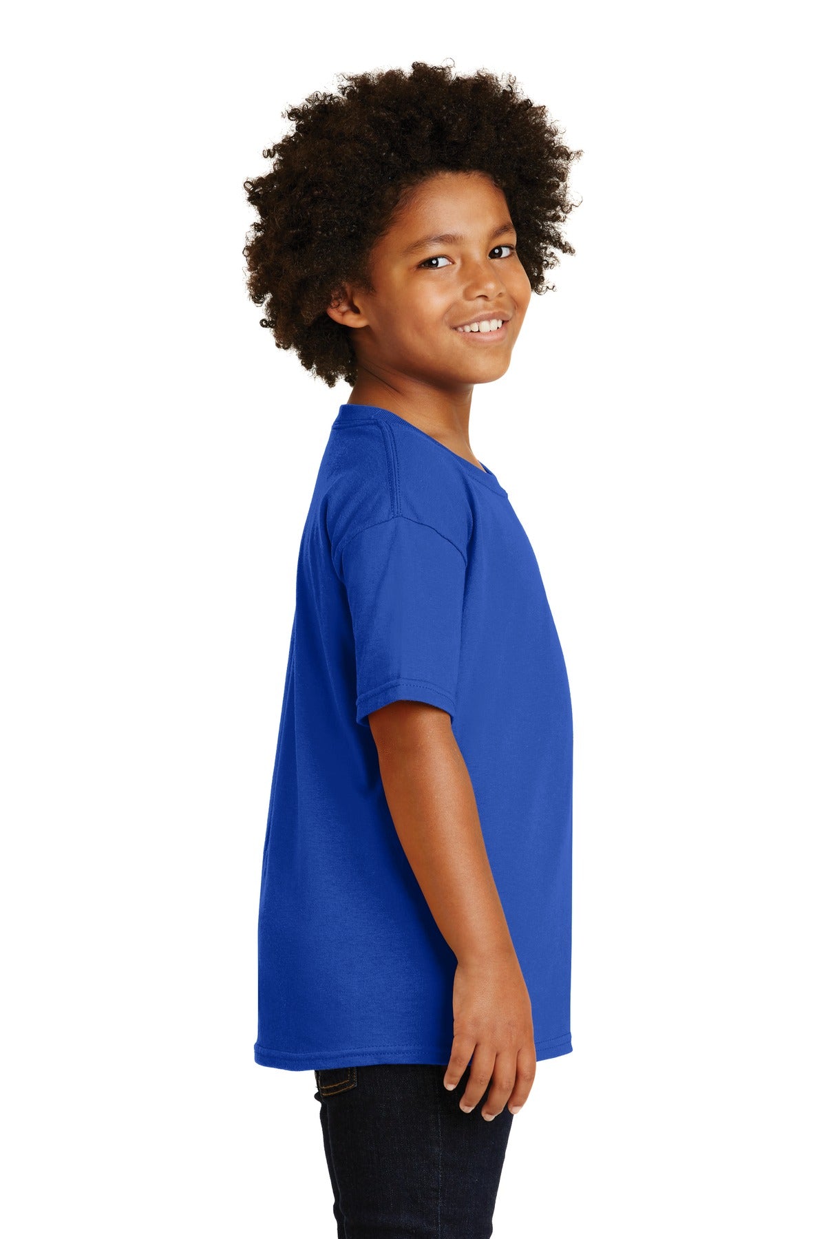 Gildan® - Youth Heavy Cotton™ 100% Cotton T-Shirt. 5000B [Royal] - DFW Impression