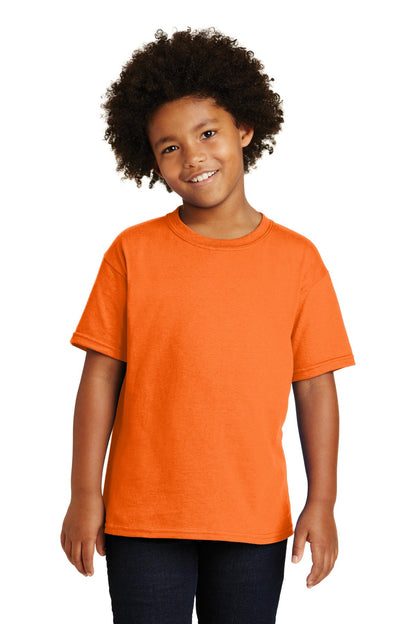 Gildan® - Youth Heavy Cotton™ 100% Cotton T-Shirt. 5000B [S. Orange] - DFW Impression