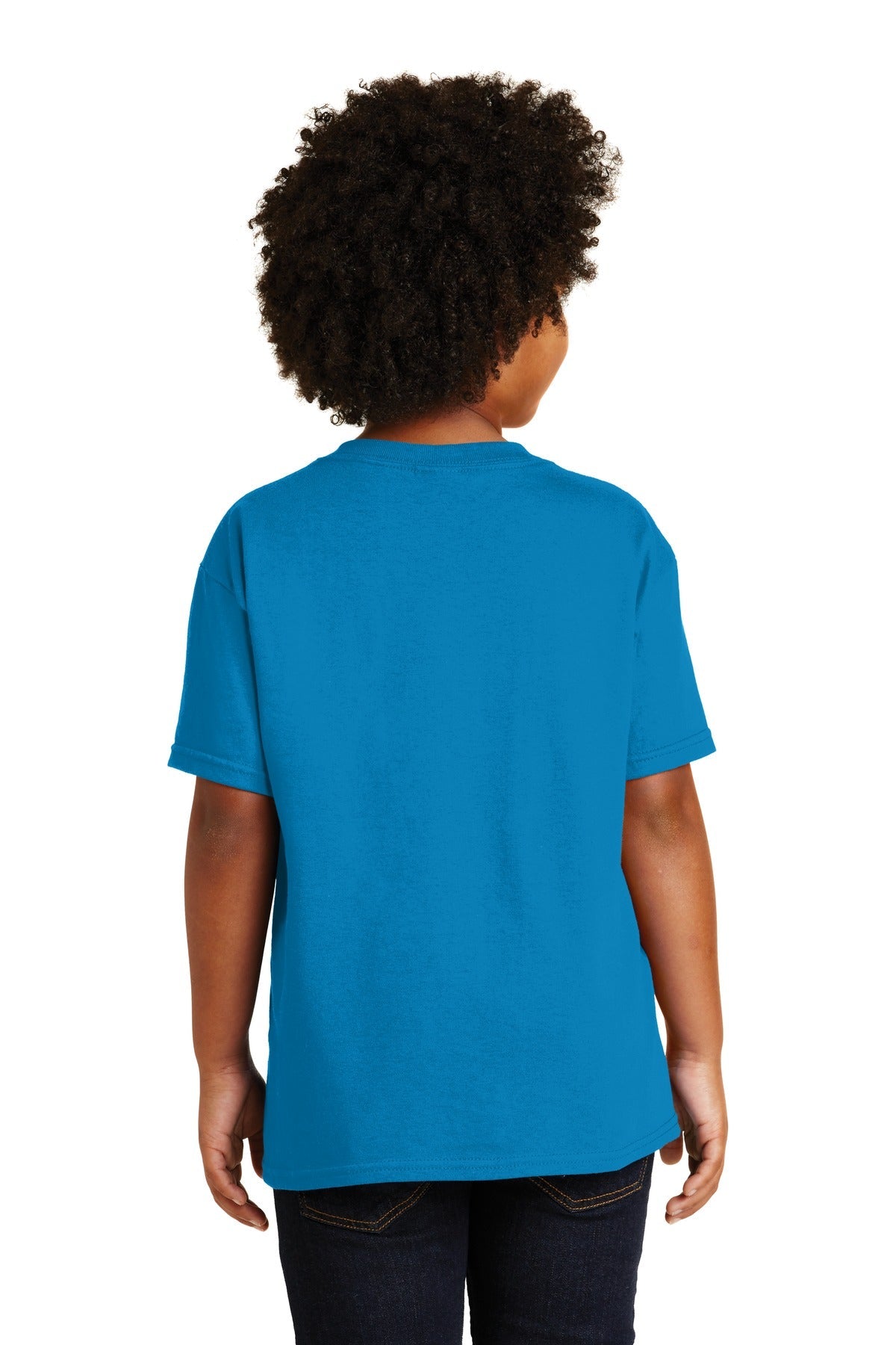 Gildan® - Youth Heavy Cotton™ 100% Cotton T-Shirt. 5000B [Sapphire] - DFW Impression