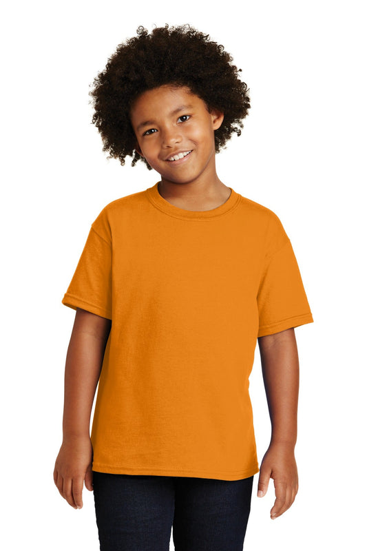 Gildan® - Youth Heavy Cotton™ 100% Cotton T-Shirt. 5000B [Tennessee Orange] - DFW Impression