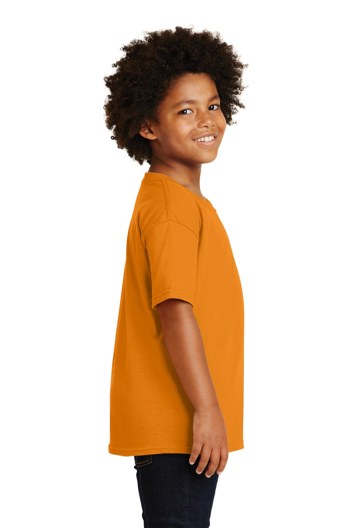Gildan® - Youth Heavy Cotton™ 100% Cotton T-Shirt. 5000B [Tennessee Orange] - DFW Impression