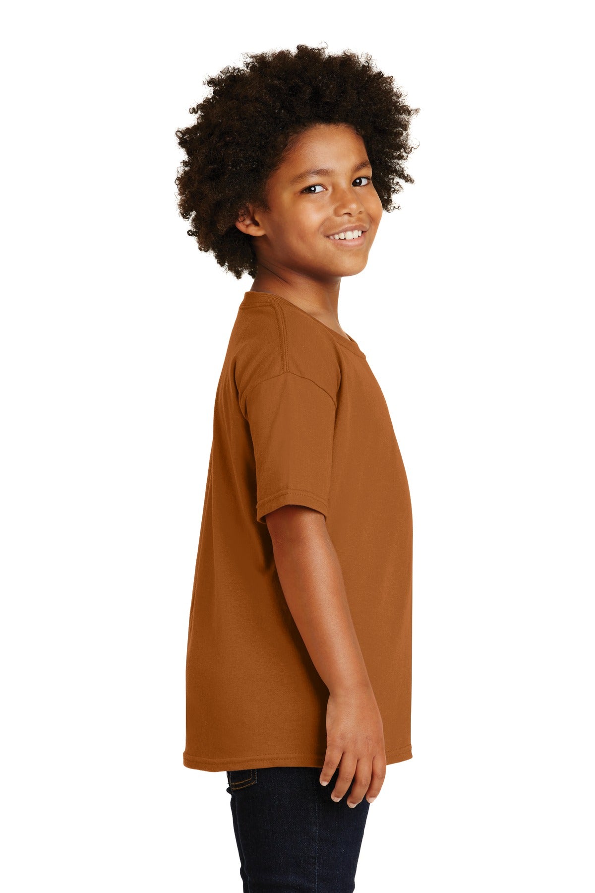 Gildan® - Youth Heavy Cotton™ 100% Cotton T-Shirt. 5000B [Texas Orange] - DFW Impression