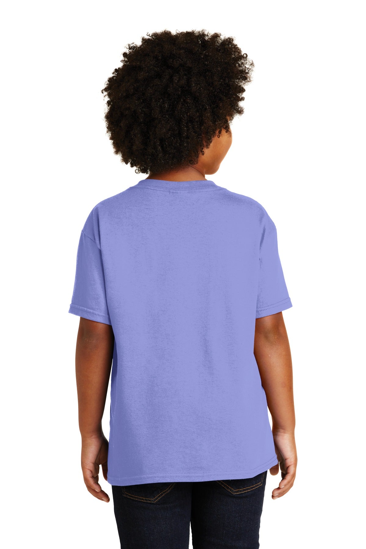 Gildan® - Youth Heavy Cotton™ 100% Cotton T-Shirt. 5000B [Violet] - DFW Impression