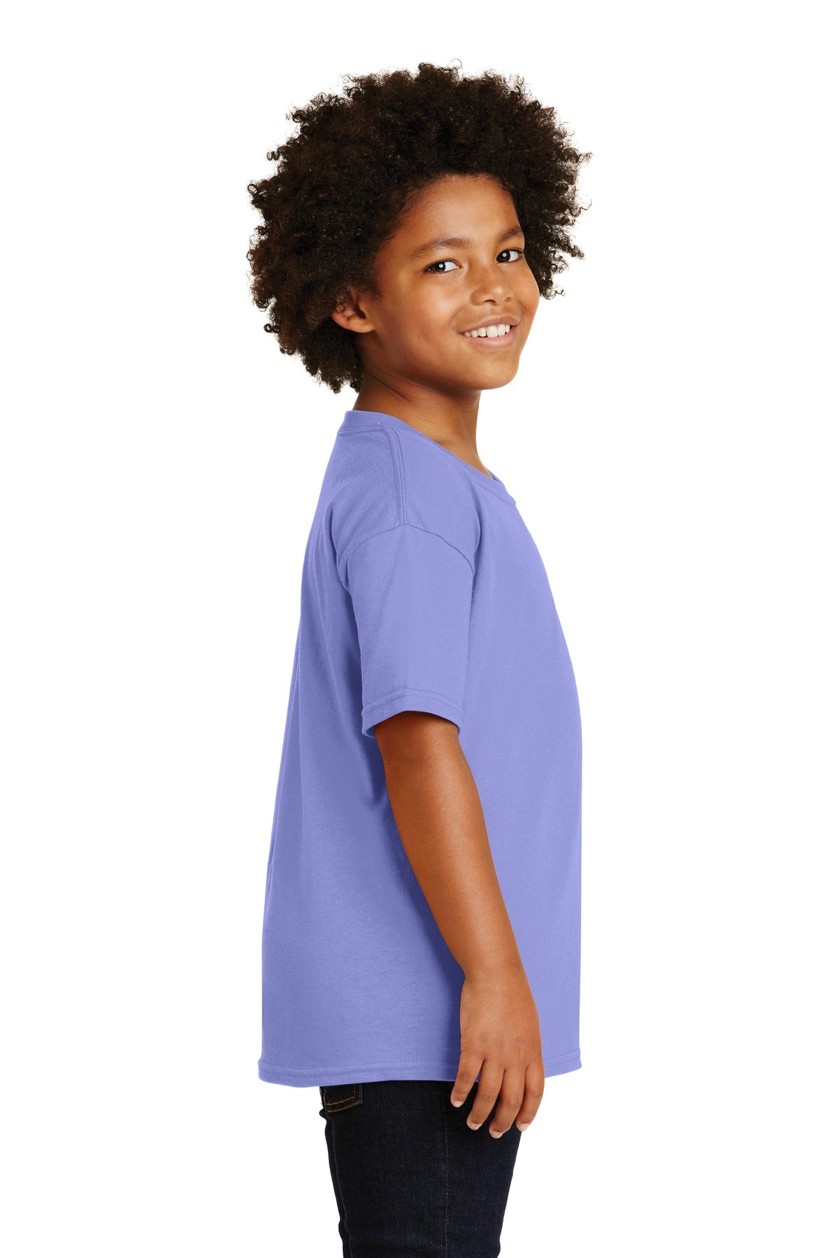 Gildan® - Youth Heavy Cotton™ 100% Cotton T-Shirt. 5000B [Violet] - DFW Impression